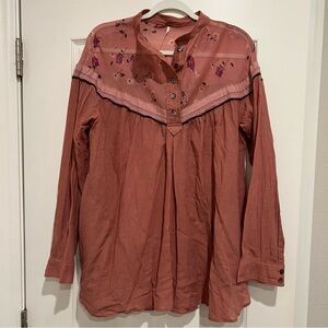 Free People Tunic Blouse